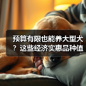 预算有限也能养大型犬?这些经济实惠品种值得考虑(图2) 预算有限也能养大型犬?这些经济实惠品种值得考虑(图2)