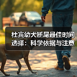 杜宾幼犬断尾最佳时间选择:科学依据与注意事项(图4) 杜宾幼犬断尾最佳时间选择:科学依据与注意事项(图4)
