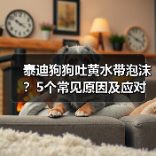 泰迪狗狗吐黄水带泡沫?5个常见原因及应对方法(图1) 泰迪狗狗吐黄水带泡沫?5个常见原因及应对方法(图1)