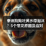 泰迪狗狗吐黄水带泡沫?5个常见原因及应对方法(图3) 泰迪狗狗吐黄水带泡沫?5个常见原因及应对方法(图3)