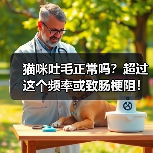 猫咪吐毛正常吗?超过这个频率或致肠梗阻!(图4) 猫咪吐毛正常吗?超过这个频率或致肠梗阻!(图4)