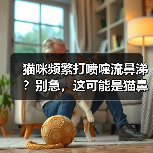 猫咪频繁打喷嚏流鼻涕?别急,这可能是猫鼻支信号!(图2) 猫咪频繁打喷嚏流鼻涕?别急,这可能是猫鼻支信号!(图2)