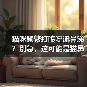 猫咪频繁打喷嚏流鼻涕?别急,这可能是猫鼻支信号!(图4) 猫咪频繁打喷嚏流鼻涕?别急,这可能是猫鼻支信号!(图4)