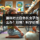 猫咪吐出白色长虫子怎么办?别慌!科学处理全攻略(图2) 猫咪吐出白色长虫子怎么办?别慌!科学处理全攻略(图2)
