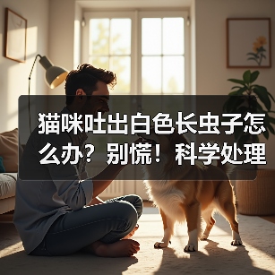 猫咪吐出白色长虫子怎么办?别慌!科学处理全攻略(图1) 猫咪吐出白色长虫子怎么办?别慌!科学处理全攻略(图1)