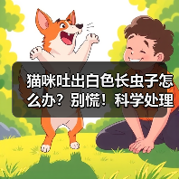 猫咪吐出白色长虫子怎么办?别慌!科学处理全攻略(图3) 猫咪吐出白色长虫子怎么办?别慌!科学处理全攻略(图3)