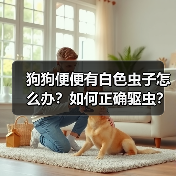 狗狗便便有白色虫子怎么办？如何正确驱虫？