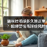 猫咪吐毛球多久算正常?超频警惕毛球症风险(图2) 猫咪吐毛球多久算正常?超频警惕毛球症风险(图2)