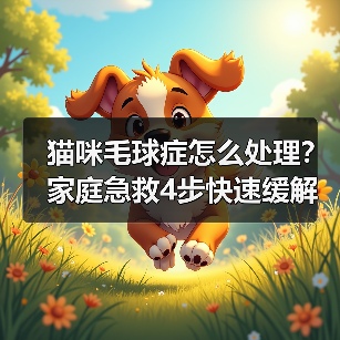 猫咪毛球症怎么处理？家庭急救4步快速缓解
