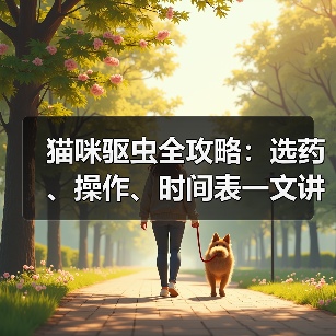猫咪驱虫全攻略:选药、操作、时间表一文讲清(图2) 猫咪驱虫全攻略:选药、操作、时间表一文讲清(图2)