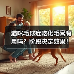 猫咪毛球症吃化毛膏有用吗？阶段决定效果！