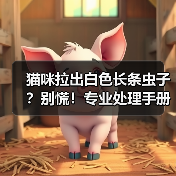 猫咪拉出白色长条虫子?别慌!专业处理手册来了(图3) 猫咪拉出白色长条虫子?别慌!专业处理手册来了(图3)