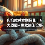 狗狗吐黄水别慌张!6大原因+急救措施全解(图3) 狗狗吐黄水别慌张!6大原因+急救措施全解(图3)