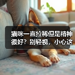 猫咪一直拉稀但是精神很好？别轻视，小心这3种病