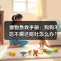 宠物急救手册：狗狗不吃不喝还呕吐怎么办？