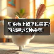狗狗身上掉毛长黑斑?可能是这5种疾病!(图2) 狗狗身上掉毛长黑斑?可能是这5种疾病!(图2)