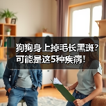 狗狗身上掉毛长黑斑？可能是这5种疾病！