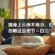 猫身上长癣不难治,但忽略这些细节=白治!(图2) 猫身上长癣不难治,但忽略这些细节=白治!(图2)