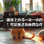 猫身上掉毛一块一块的?可能是这些疾病在作祟!(图4) 猫身上掉毛一块一块的?可能是这些疾病在作祟!(图4)