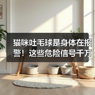 猫咪吐毛球是身体在报警!这些危险信号千万别忽视(图4) 猫咪吐毛球是身体在报警!这些危险信号千万别忽视(图4)