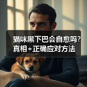 猫咪黑下巴会自愈吗？真相+正确应对方法