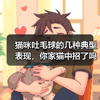 猫咪吐毛球的几种典型表现,你家猫中招了吗?(图2) 猫咪吐毛球的几种典型表现,你家猫中招了吗?(图2)