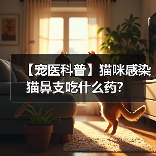 【宠医科普】猫咪感染猫鼻支吃什么药？