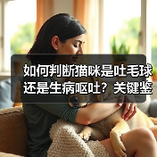 如何判断猫咪是吐毛球还是生病呕吐？关键鉴别指南