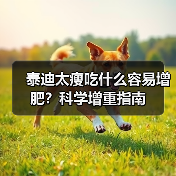 泰迪太瘦吃什么容易增肥？科学增重指南（图2）