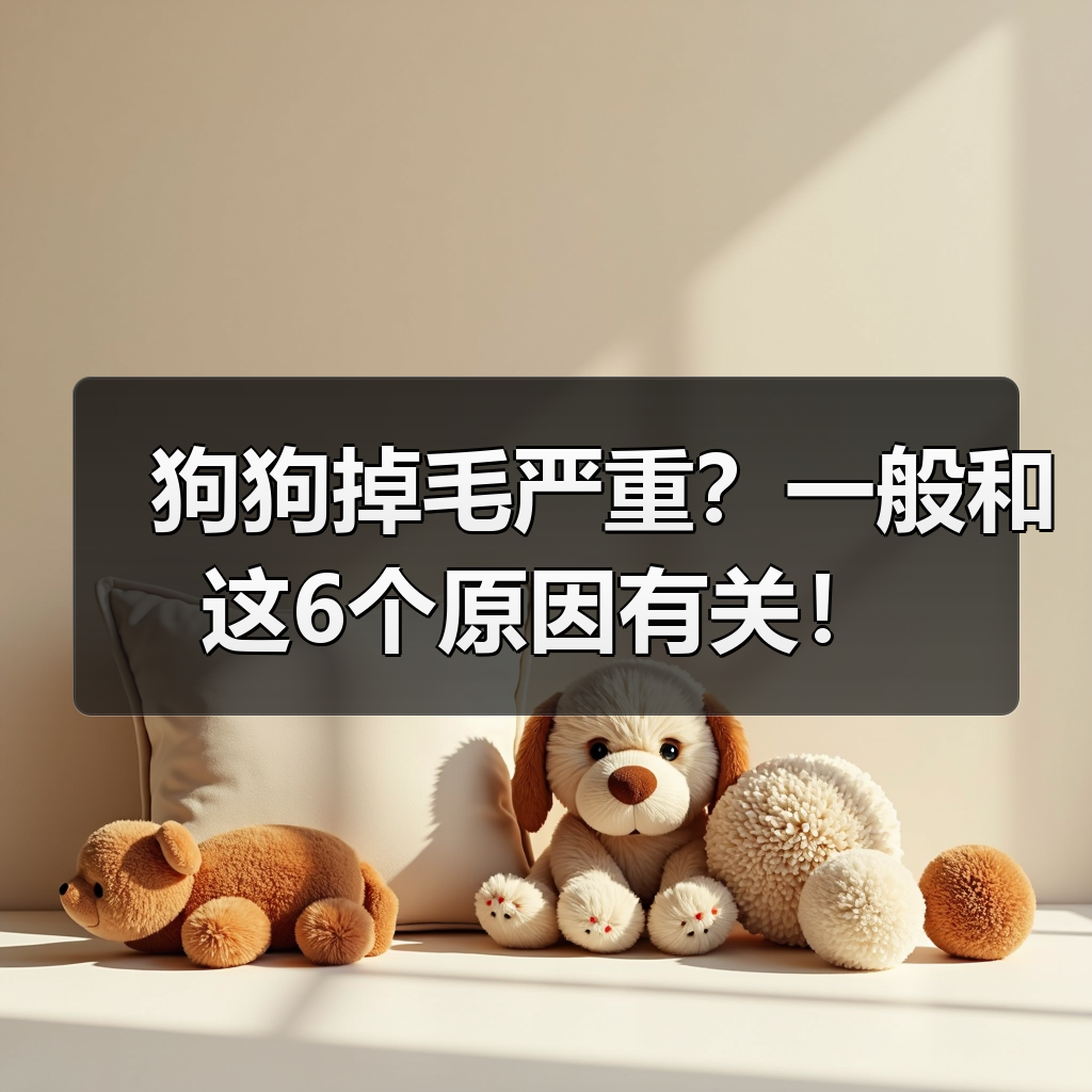 狗狗掉毛严重？一般和这6个原因有关！