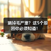 猫掉毛严重？这5个原因你必须知道！（图2）