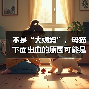 不是“大姨妈”，母猫下面出血的原因可能是这些！（图2）