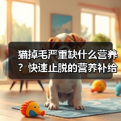 猫掉毛严重缺什么营养？快速止脱的营养补给攻略