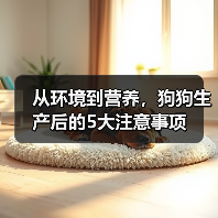 从环境到营养,狗狗生产后的5大注意事项(图4) 从环境到营养,狗狗生产后的5大注意事项(图4)