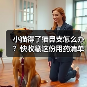 小猫得了猫鼻支怎么办？快收藏这份用药清单！