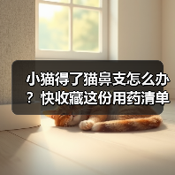 小猫得了猫鼻支怎么办?快收藏这份用药清单!(图3) 小猫得了猫鼻支怎么办?快收藏这份用药清单!(图3)