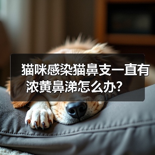 猫咪感染猫鼻支一直有浓黄鼻涕怎么办?(图2) 猫咪感染猫鼻支一直有浓黄鼻涕怎么办?(图2)