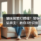 猫咪频繁打喷嚏?警惕猫鼻支!教你3秒识别早期信号(图2) 猫咪频繁打喷嚏?警惕猫鼻支!教你3秒识别早期信号(图2)