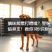 猫咪频繁打喷嚏?警惕猫鼻支!教你3秒识别早期信号(图3) 猫咪频繁打喷嚏?警惕猫鼻支!教你3秒识别早期信号(图3)