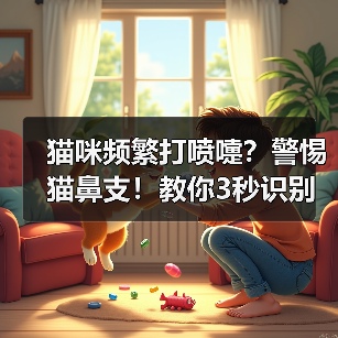猫咪频繁打喷嚏?警惕猫鼻支!教你3秒识别早期信号(图4) 猫咪频繁打喷嚏?警惕猫鼻支!教你3秒识别早期信号(图4)