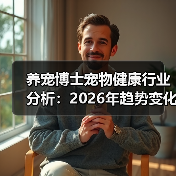 养宠博士宠物健康行业分析:2026年趋势变化与实用指南(图1) 养宠博士宠物健康行业分析:2026年趋势变化与实用指南(图1)