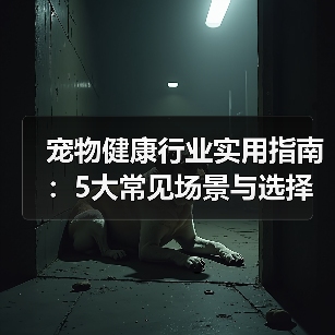 宠物健康行业实用指南:5大常见场景与选择要点(图1) 宠物健康行业实用指南:5大常见场景与选择要点(图1)