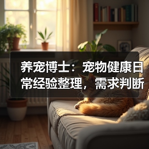 养宠博士:宠物健康日常经验整理,需求判断与避坑指南(图3) 养宠博士:宠物健康日常经验整理,需求判断与避坑指南(图3)