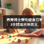 养宠博士宠物健康日常:3步精准判断需求,避坑方案全攻略(图1) 养宠博士宠物健康日常:3步精准判断需求,避坑方案全攻略(图1)