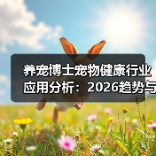 养宠博士宠物健康行业应用分析:2026趋势与实用方法(图2) 养宠博士宠物健康行业应用分析:2026趋势与实用方法(图2)