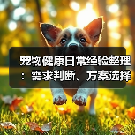 宠物健康日常经验整理:需求判断、方案选择与避坑建议(图4) 宠物健康日常经验整理:需求判断、方案选择与避坑建议(图4)