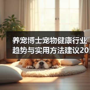 养宠博士宠物健康行业趋势与实用方法建议2026(图3) 养宠博士宠物健康行业趋势与实用方法建议2026(图3)