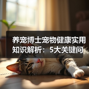 养宠博士宠物健康实用知识解析:5大关键问题与处理方法(图3) 养宠博士宠物健康实用知识解析:5大关键问题与处理方法(图3)
