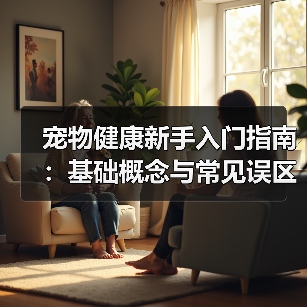 宠物健康新手入门指南：基础概念与常见误区解决方案