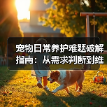 宠物日常养护难题破解指南：从需求判断到维护全攻略